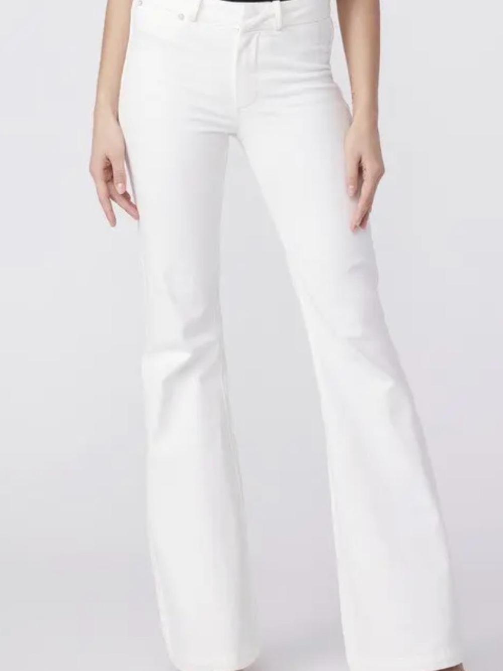 NEW Paige The Nines Collection Genevieve French Cream Sz 30x32